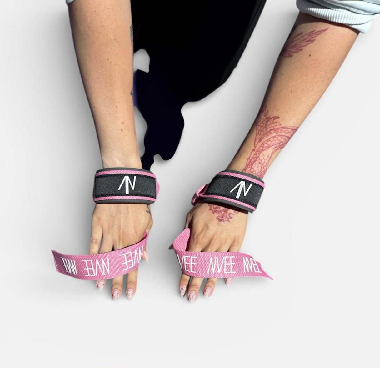 Premium Lifting Straps - Extra Pink